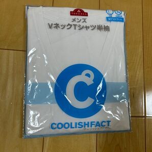 トップバリュー VネックTシャツ半袖 メンズ インナー クーリッシュファクト アンダーシャツ 肌着