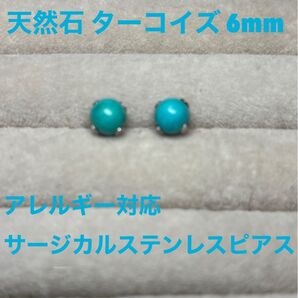 天然石 ターコイズ 6mm