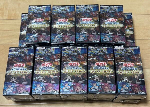 遊戯王 デュエルモンスターズ SELECTION5 19BOX シュリンク付き まとめ売り