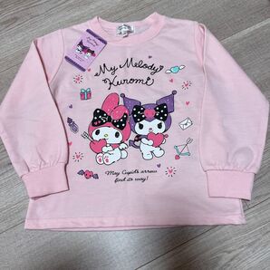 新品 バースデイ マイメロ クロミ トレーナー 110cm ピンク 女の子