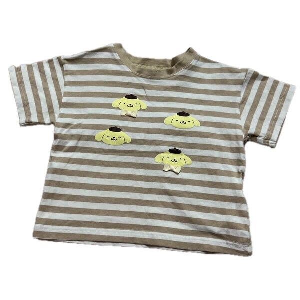 美品 フタフタ futafuta サンリオ プリン ボーダー Tシャツ 95 Tシャツ 半袖