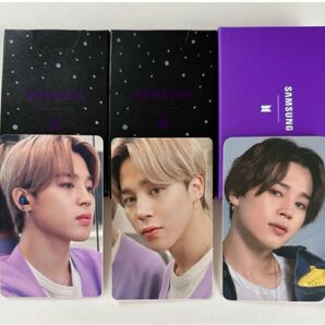 SAMSUNG GALAXY BTS Edition 公式 ジミン トレカ 3点