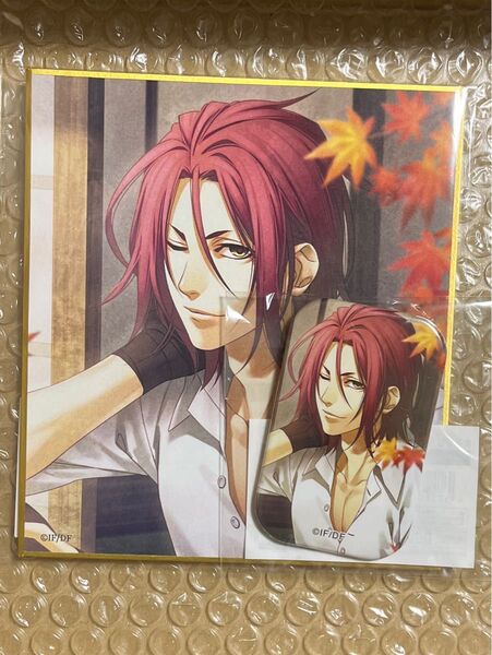 まるくじ薄桜鬼 真改(カレンダー2020ver.) 原田左之助 末吉 ミニ色紙 小吉 長方形缶バッジ 原田左之助