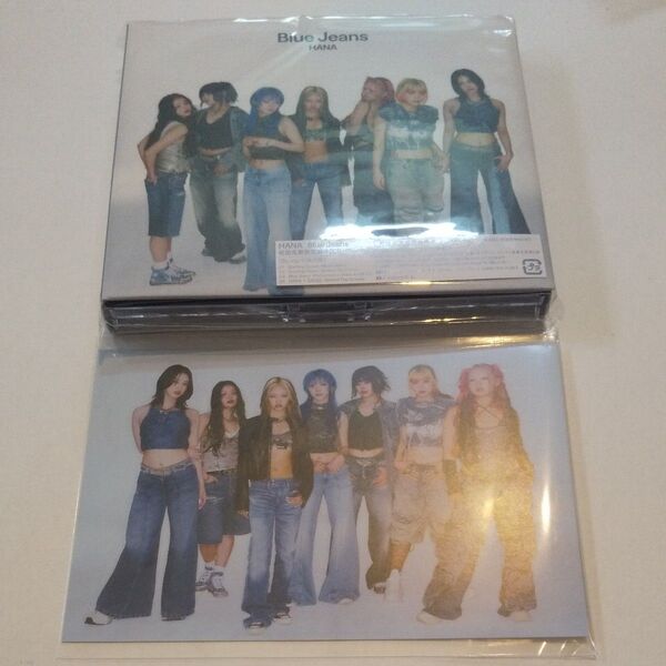 ポストカード付き HANA Blue Jeans 初回生産限定盤B CD+Blu-ray 先着特典付き 未再生 未使用