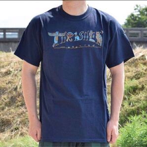 THRASHER Tシャツ M ネイビー 2020年モデル ヒエログリフ エジプト文字