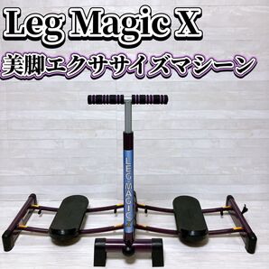 SHOP JAPAN ショップジャパン LEG MAGIC X レッグマジックX パープル 美脚 エクササイズ マシン 健康器具