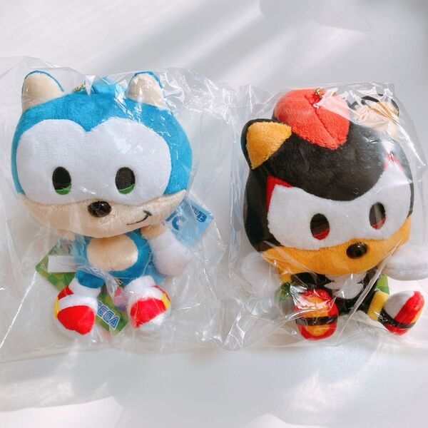 【新品未開封】SONIC&FRIENDS マスコット ぬいぐるみ ソニック シャドウ 2点セット