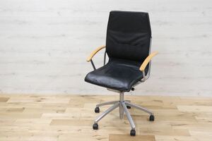 GMDKS2870 рабочий стул рабочий стул работа стул офис стул чёрная кожа . Vintage стул высококлассный US современный tere Work 
