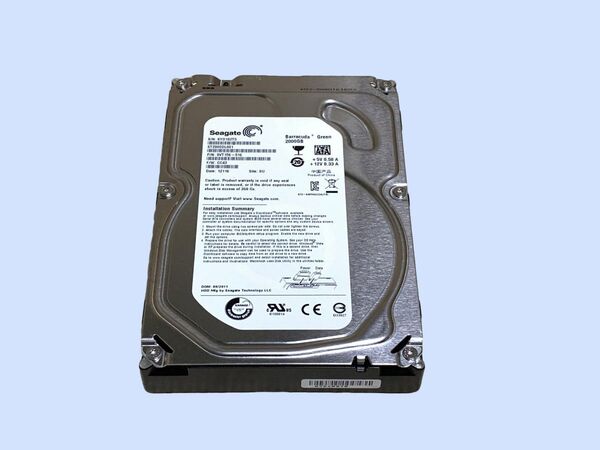 M7214 Seagate ST2000DL001 2TB SATA 3.5インチHDD 使用 43時間