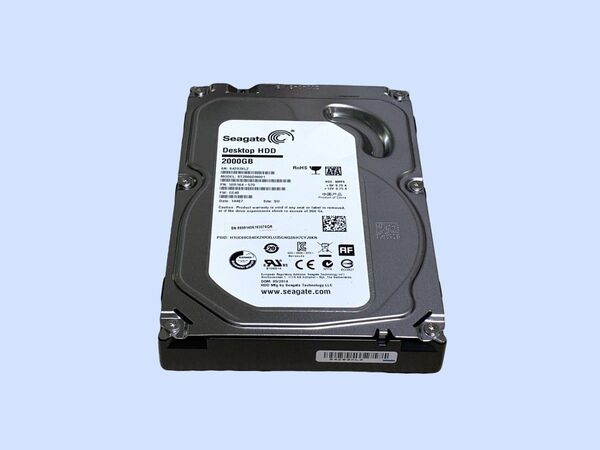 M7226 SEAGATE ST2000DM001 2TB 3.5インチSATA 使用3時間
