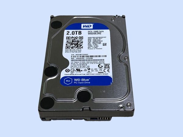 M7275 Western Digital WD20EZRZ 2TB SATA 3.5インチ 使用 35110時間