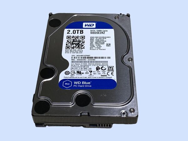 M7364 Western Digital WD20EZRZ 2TB SATA 3.5インチ 使用 14413時間