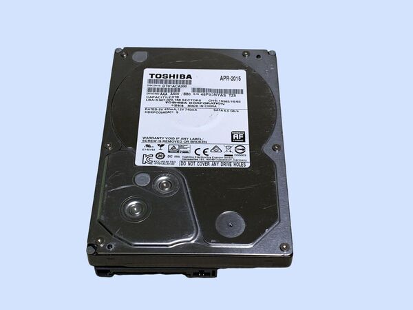 M7378 TOSHIBA DT01ACA200 2TB 3.5 HDD SATA 使用 43295時間