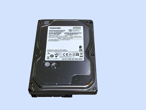 M7379 TOSHIBA 東芝 2TB HDD DT02ABA200V 使用 6394時間