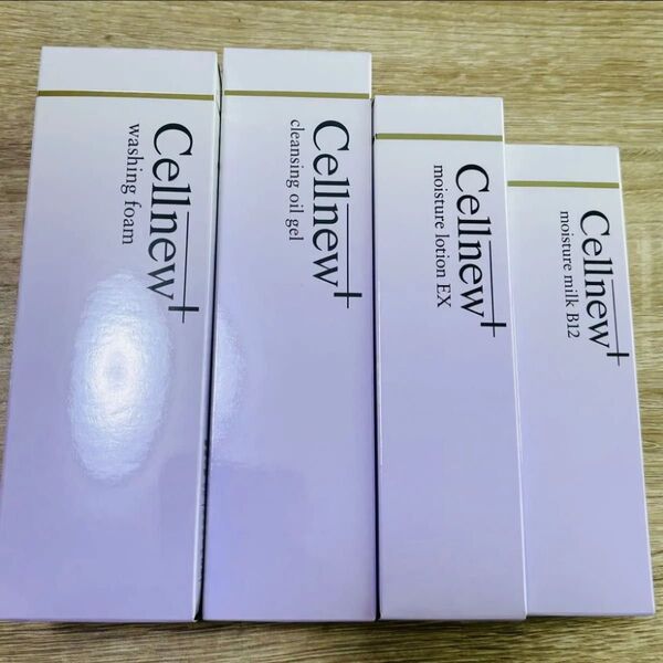 新品未開封 セルニュープラス モイスチュア ローション ミルク クレンジング ウォッシングフォーム 化粧水 乳液 洗顔料