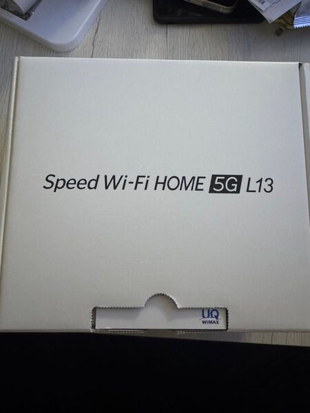 Speed Wi-Fi HOME 5G L13 UQ WiMAX ホームルーター