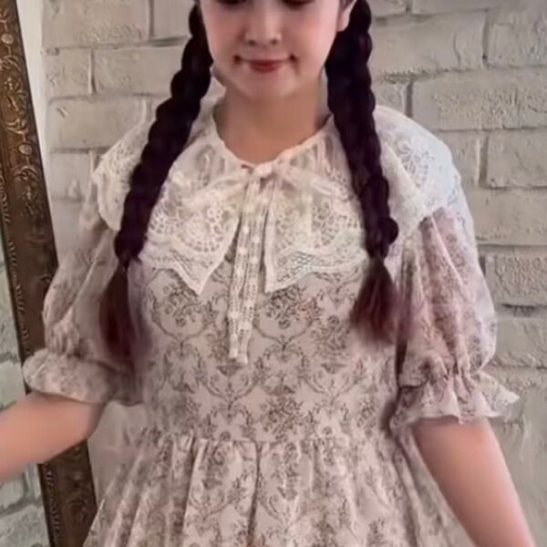青木美沙子 しまむら つけ襟 レース mpetit しまみさ