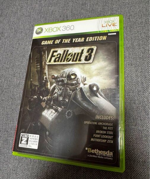 フォールアウト3 ゲームオブザイヤーEdition xbox360