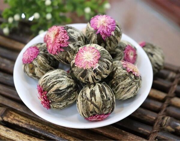 新茶 中国茶 緑茶 花咲く工芸茶 20個セット