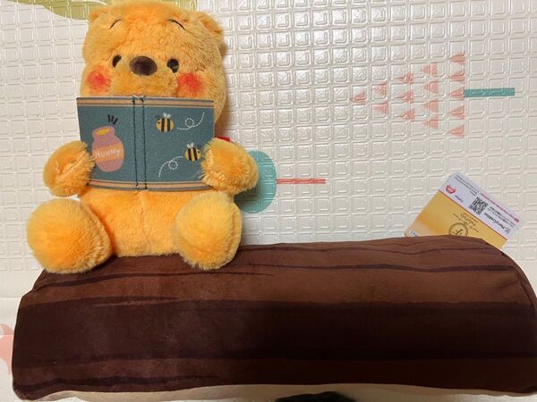 くまのプーさん BOOKS FukuFuku 一緒におやすみ枕 ぬいぐるみ