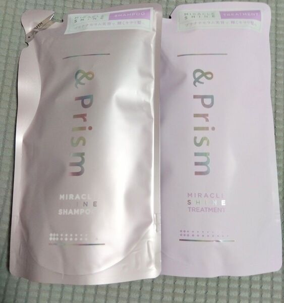 &Prism ミラクルシャイン シャンプー トリートメント 詰め替え セット