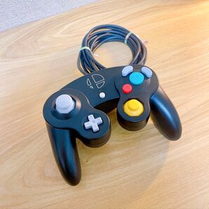 【未使用に近い】ゲームキューブコントローラー スマッシュブラザーズ ブラック
