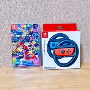 【動作確認済み】任天堂Switch マリオカート8 デラックス ソフト ハンドル コントローラー付き