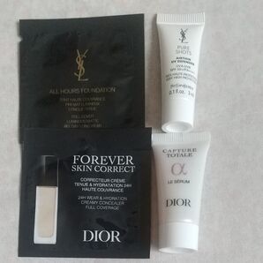 Dior、YSL サンプルセット