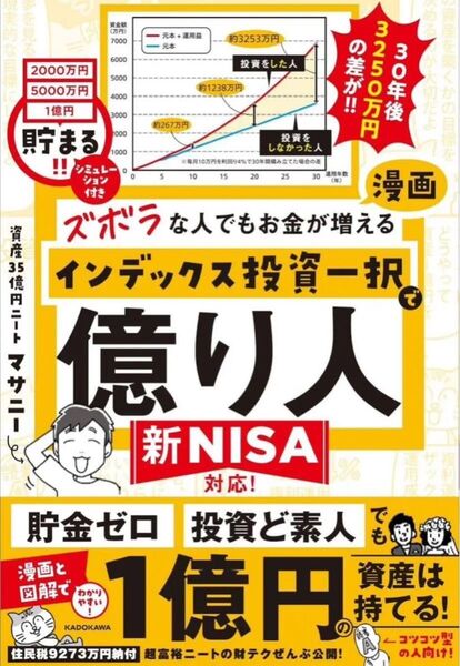 ズボラな人でもお金が増える 漫画インデックス投資一択で億り人