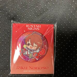 【お土産企画】アイドリッシュセブン バースデーストア 七瀬陸 缶バッジB ② SD IDOLiSH7 アイナナ ととまめ