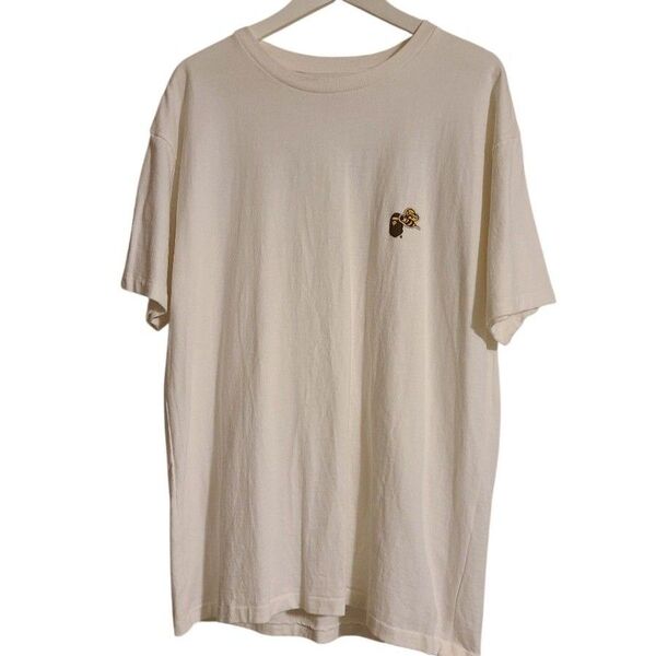 アベイシングエイプ/A BATHING APE×レディメイド/READY MADEA Tシャツ colorホワイトsizeL