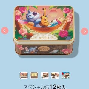 スティッチ スペシャル缶 ポーチ 東京ばな奈 マカデミアチョコレートサンド ディズニー disney リロ&スティッチ クッキー