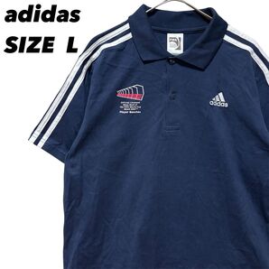 アディダス ポロシャツ L ネイビー 2014サッカーワールドカップポロシャツ