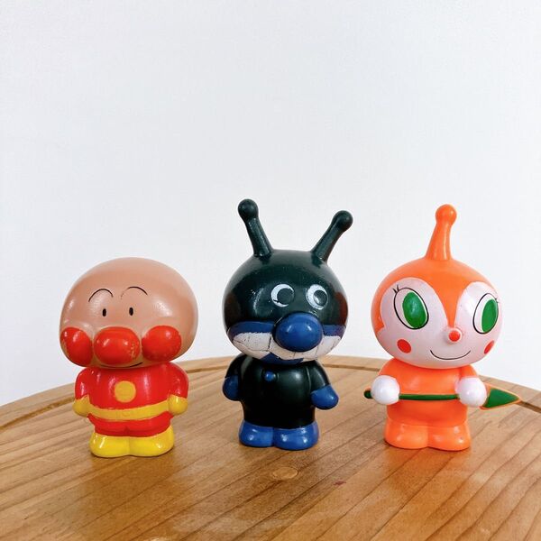 1989年 初期 アンパンマン ソフビ人形セット