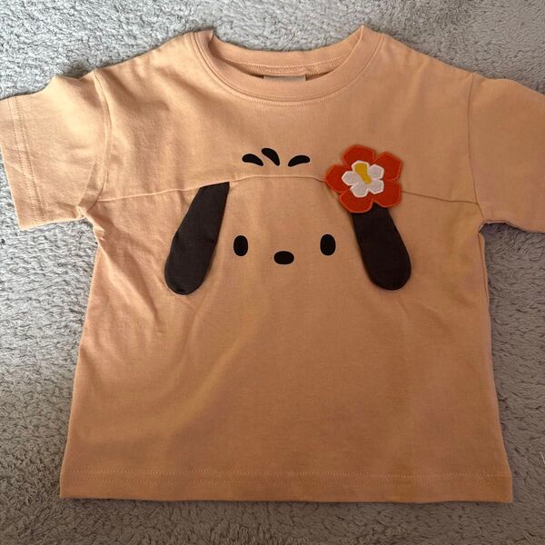 新品未使用 フタフタ サンリオ 日焼けポチャッコ 半袖Tシャツ 95cm バースデイ