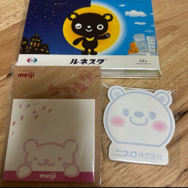 非売品 付箋・メモ帳 キャラクター柄