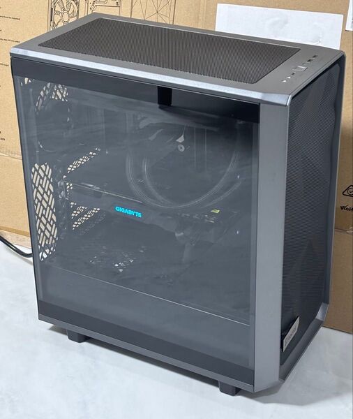 自作 簡易水冷水冷ゲーミングPC Intel Core i7 8770K RTX2070 1TB M.2SSD 中古
