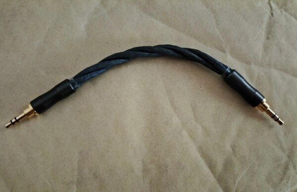 uran AUDIO HAGANE 8N銅 3.5mm ミニミニケーブル(IC/インターコネクトケーブル)