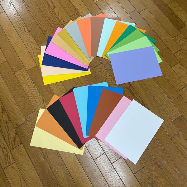 画用紙 A4サイズ まとめ売り 24色×3枚