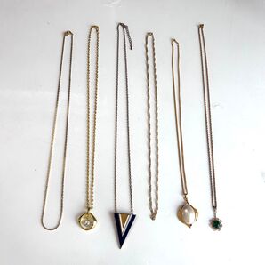 SET no.9 ゴールドネックレス6点セット ロングネックレス アクセサリー ペンダント