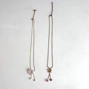 SET no.7 ゴールドネックレス2点セット アクセサリー ネックレス ゴールドカラー ゴールド系 セット