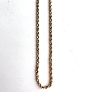 83【商品】シルバー&ゴールドネックレス ゴールドカラー チェーン シルバー アクセサリー