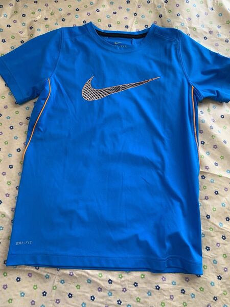 140 NIKE 半袖Tシャツ ブルー系 スポーツウェア DRI-FIT