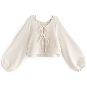 GRL グレイル ダブルリボンカーディガン×キャミソールアンサンブル アイボリー