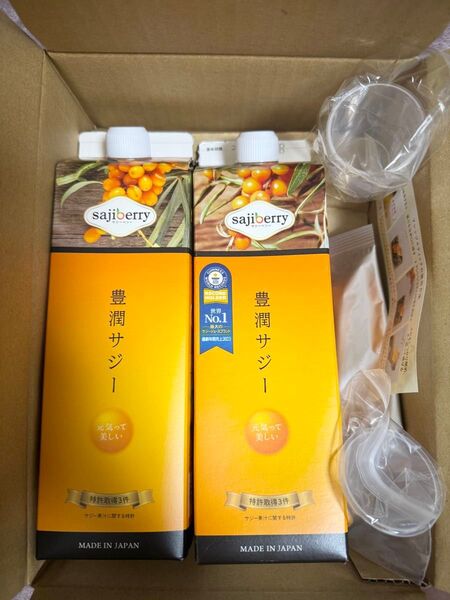 豊潤サジー1000ml ×2本 おまけ付き