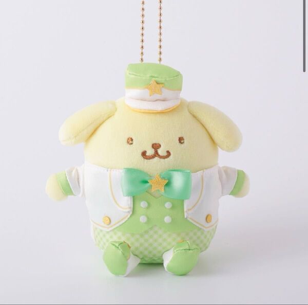 新品サンリオSanrioポムポムプリン ギンガムパレードマスコットぬいぐるみ