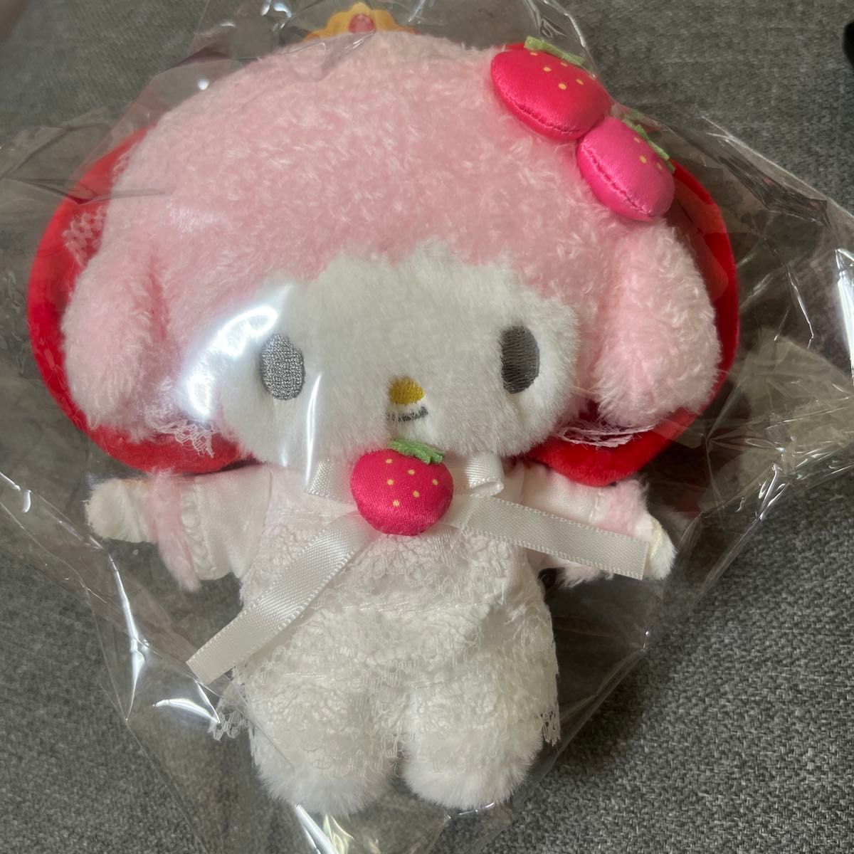 新品いちご新聞いちごプリンセス こぎみゅんギンガムフルーツぬいぐるみマスコット 新品いちご新聞いちごプリンセス こぎみゅんギンガムフルーツ