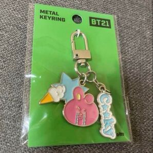 BT21メタルチャーム 新品未開封クッキーグク ジョングクCOOKY