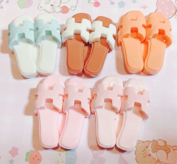 5種 Hサンダル デコパーツ