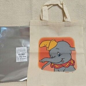 ディズニー 100 キャラクターデザイン ブラインドA4コットンバッグ ダンボ トートバッグ エコバッグ